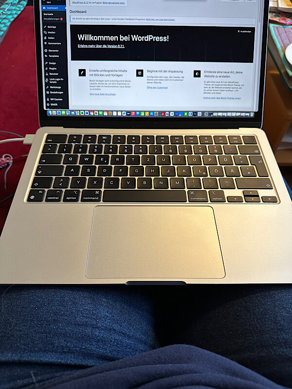 Arbeiten am Blog