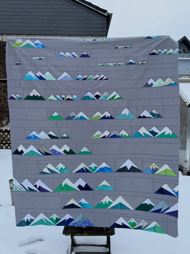 Scrappy Mountain Ranges Quilt