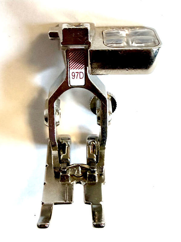 BERNINA Nähfuß #97D (Patchworkfuß) in der Nahaufnahme